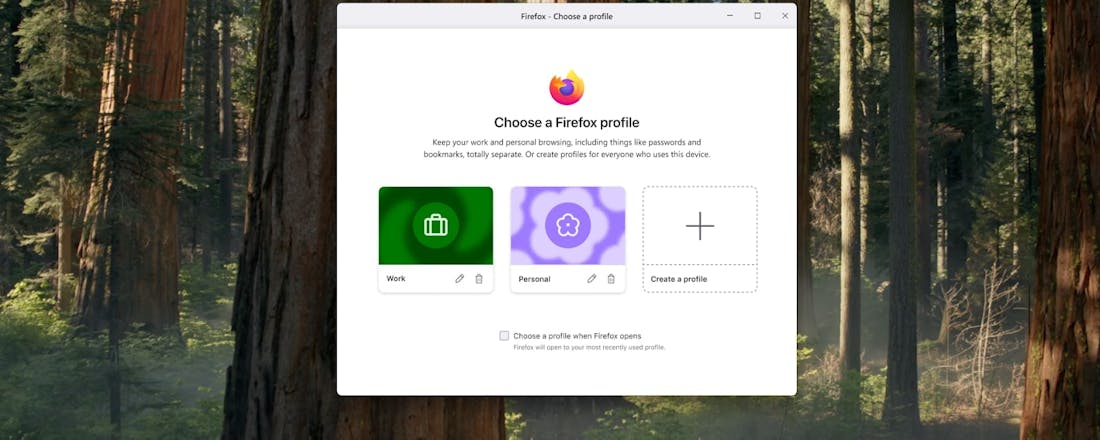 Firefox-profielen: zo houd je werk en privé netjes gescheiden