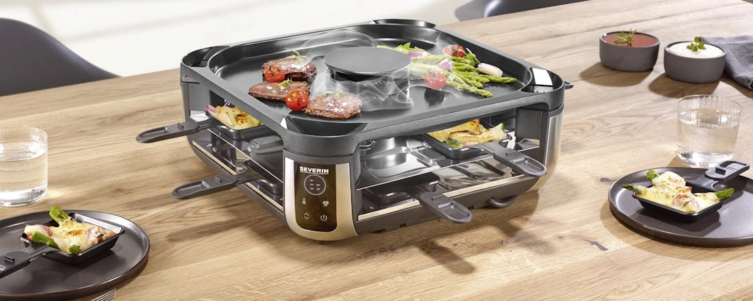 SEVENTO gourmet raclettte Review Sevento rookarme gourmet–raclette – Minder luchtjes, loeiharde grill