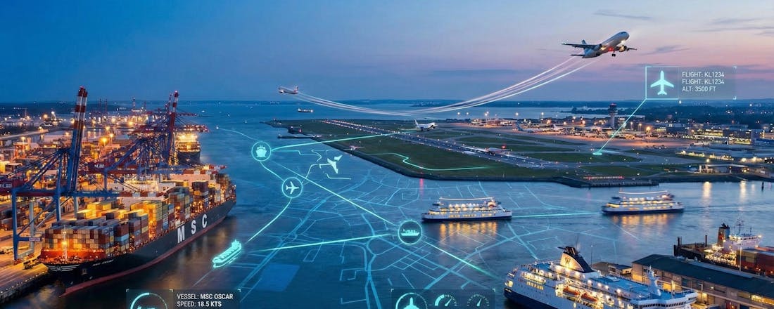 Zo volg je vliegtuigen, boten en verkeer in realtime