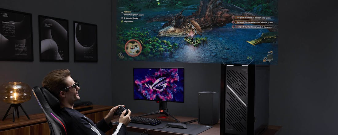 ASUS ROG XREAL R1: gamingbril projecteert 171-inch scherm voor je ogen