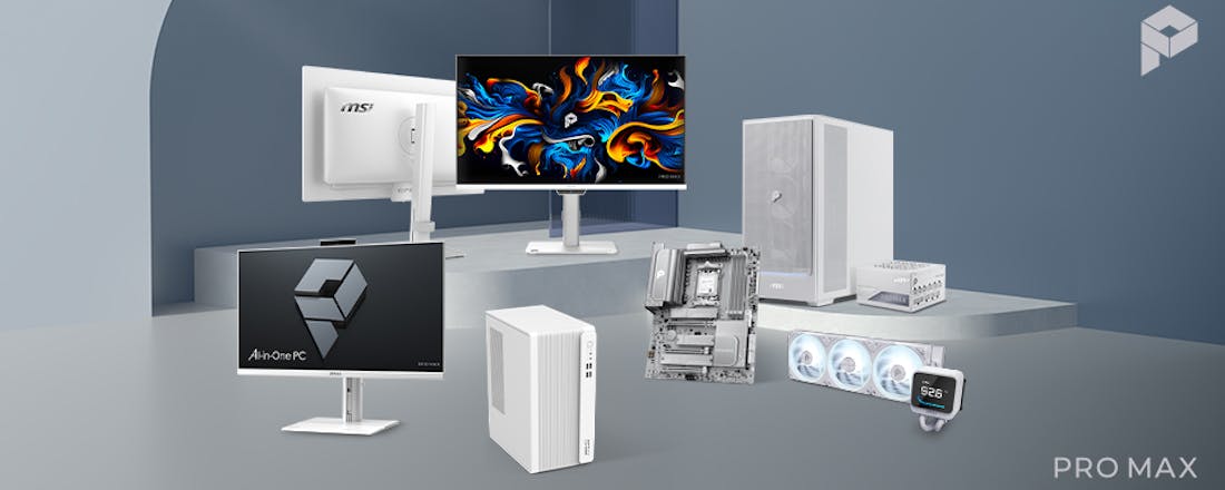 CES 2026: MSI presenteert PRO MAX-serie voor thuis- en kantoorwerk (wit voert de boventoon)