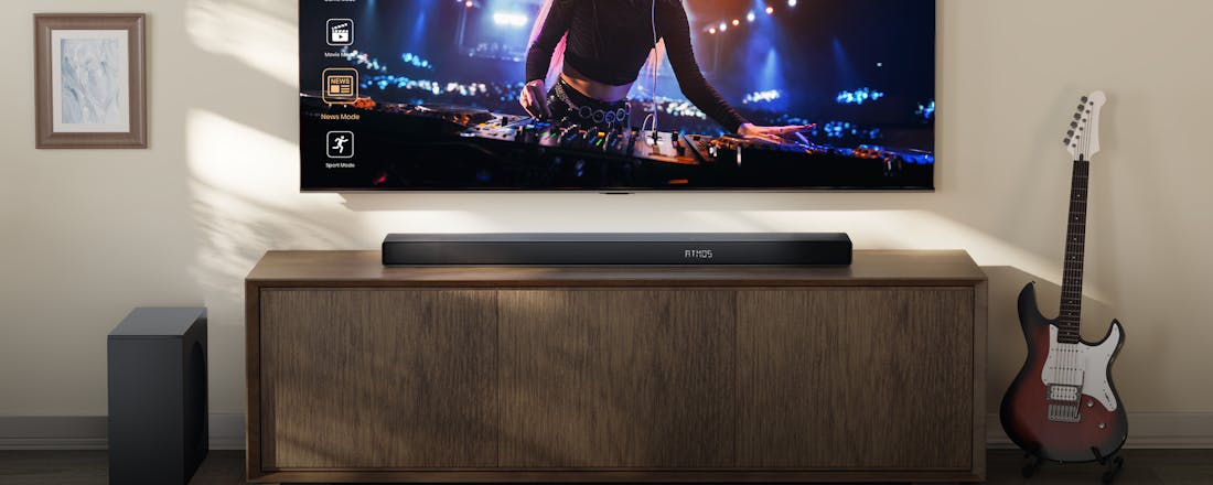 Hisense AX3120Q soundbar Review Hisense AX3120Q – Betaalbare Dolby Atmos-soundbar met hoogtekanalen