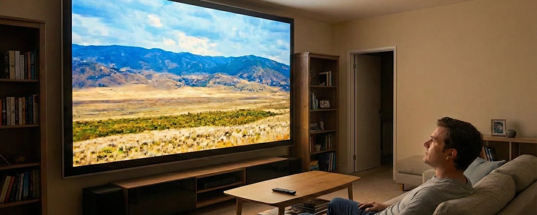 Wanneer is een tv écht te groot voor je woonkamer?