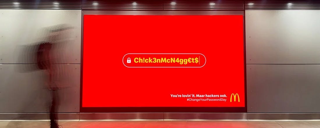 Bigmac of Happymeal: ook hackers smullen van dit soort wachtwoorden