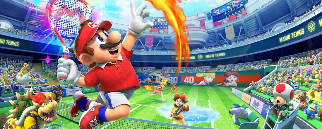 Mario Tennis Fever Review: Mario Tennis Fever is een leuke set